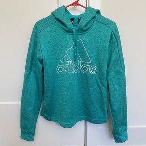 Adidas Teal/Green BOS Pullover Hoodie